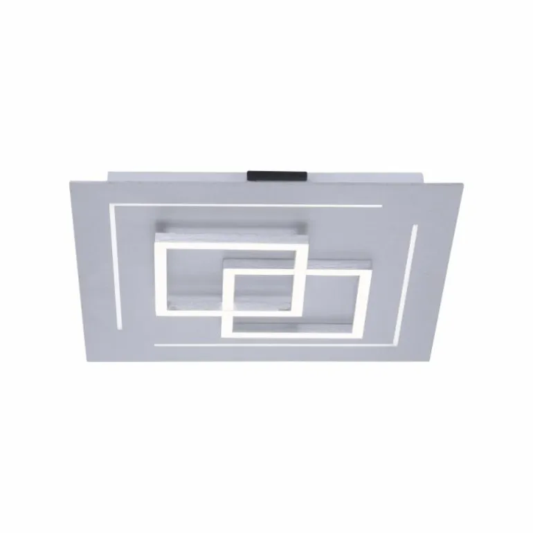 Plafonnier Paul Neuhaus Q-LINEA LED Aluminium, 1 lumière, Télécommandes, Changeur de couleurs