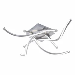 Plafonnier Paul Neuhaus Q-MALINA LED Nickel mat, 4 lumières, Télécommandes