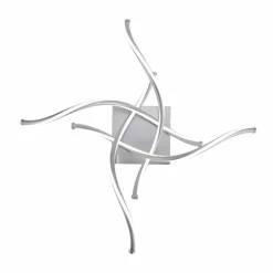 Plafonnier Paul Neuhaus Q-MALINA LED Nickel mat, 4 lumières, Télécommandes