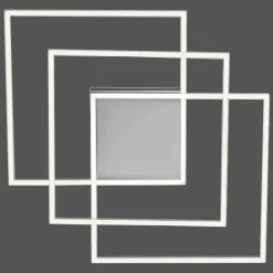 Plafonnier Paul Neuhaus Q-INIGO LED Nickel mat, 3 lumières, Télécommandes