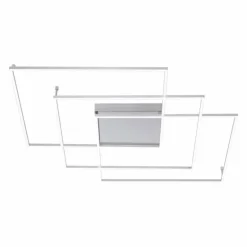 Plafonnier Paul Neuhaus Q-INIGO LED Nickel mat, 3 lumières