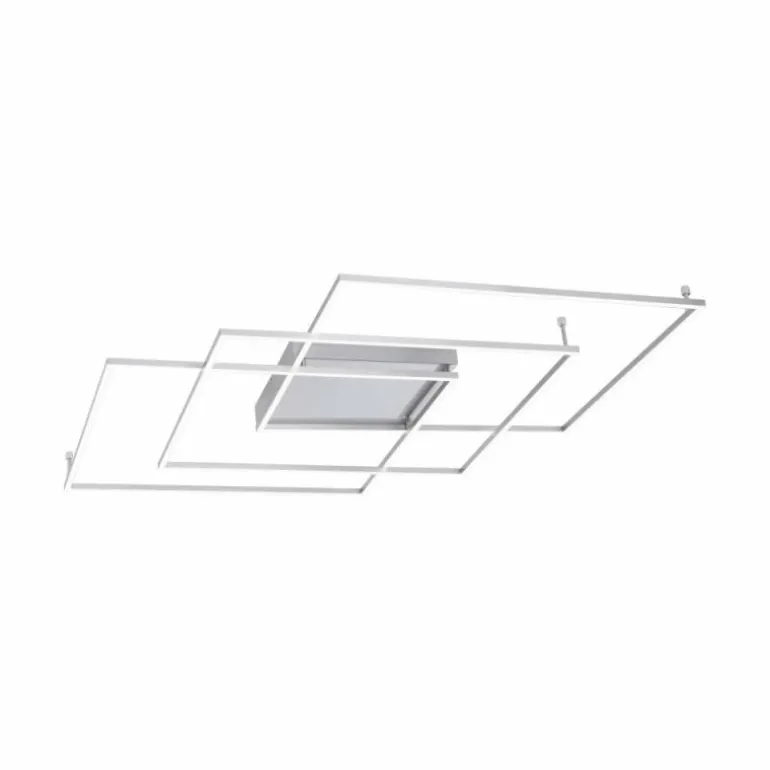 Plafonnier Paul Neuhaus Q-INIGO LED Nickel mat, 3 lumières