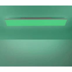 Plafonnier Paul Neuhaus Q-FLAG LED Blanc, 1 lumière, Télécommandes, Changeur de couleurs