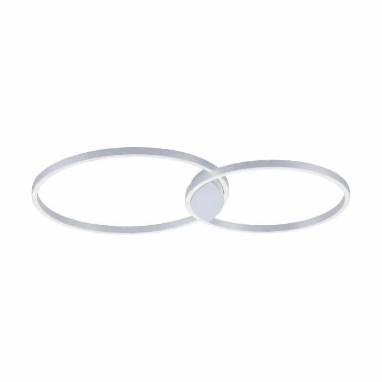 Plafonnier Paul Neuhaus Q-KATE LED Aluminium, 1 lumière, Télécommandes