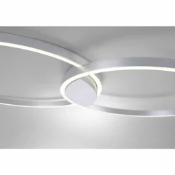 Plafonnier Paul Neuhaus Q-KATE LED Aluminium, 1 lumière, Télécommandes