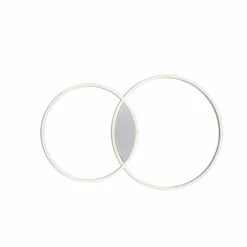 Plafonnier Paul Neuhaus Q-KATE LED Aluminium, 1 lumière, Télécommandes