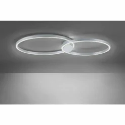 Plafonnier Paul Neuhaus Q-KATE LED Aluminium, 1 lumière, Télécommandes