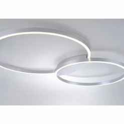 Plafonnier Paul Neuhaus Q-KATE LED Aluminium, 1 lumière, Télécommandes