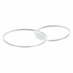 Plafonnier Paul Neuhaus Q-KATE LED Aluminium, 1 lumière, Télécommandes