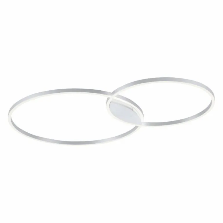 Plafonnier Paul Neuhaus Q-KATE LED Aluminium, 1 lumière, Télécommandes