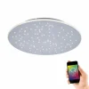 Plafonnier Paul Neuhaus Q-NIGHTSKY LED Aluminium, 1 lumière, Télécommandes