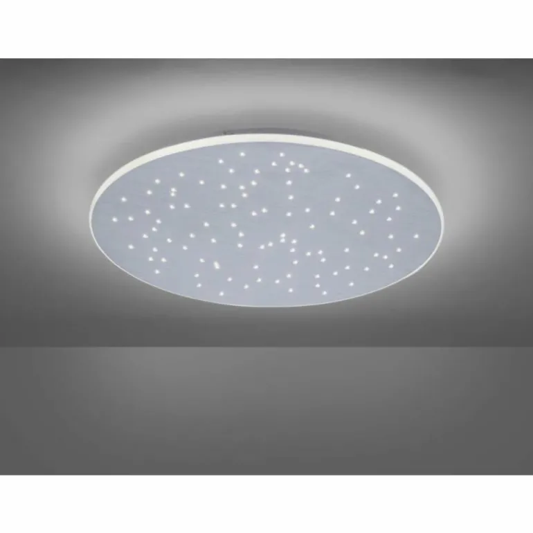 Plafonnier Paul Neuhaus Q-NIGHTSKY LED Aluminium, 1 lumière, Télécommandes
