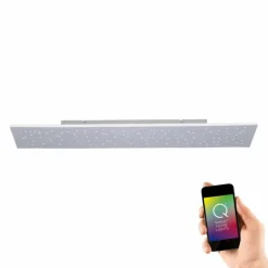 Plafonnier Paul Neuhaus Q-NIGHTSKY LED Aluminium, 1 lumière, Télécommandes