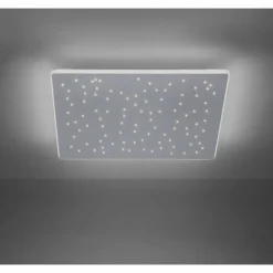Plafonnier Paul Neuhaus Q-NIGHTSKY LED Aluminium, 1 lumière, Télécommandes