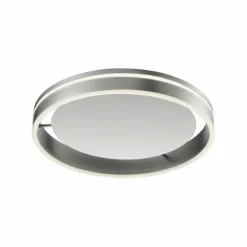 Plafonnier Paul Neuhaus Q-VITO LED Acier inoxydable, 1 lumière, Télécommandes