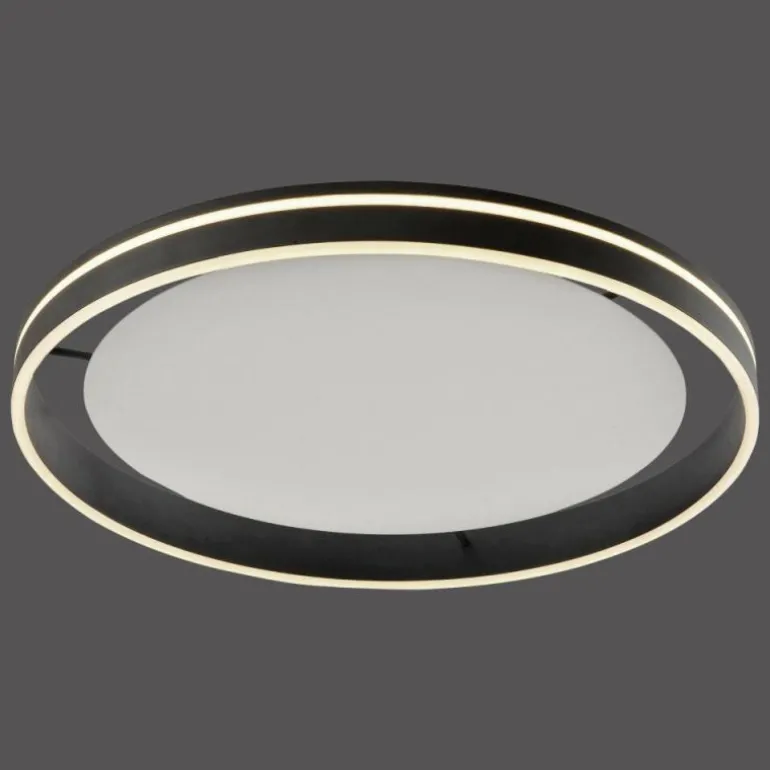 Plafonnier Paul Neuhaus Q-VITO LED Anthracite, 1 lumière, Télécommandes