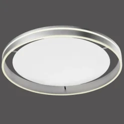 Plafonnier Paul Neuhaus Q-VITO LED Acier inoxydable, 1 lumière, Télécommandes