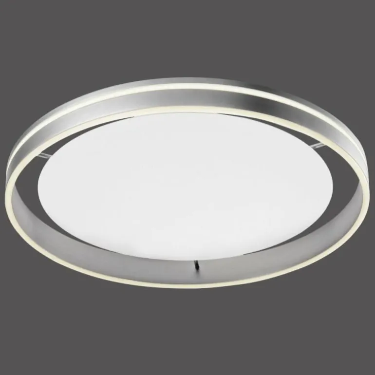 Plafonnier Paul Neuhaus Q-VITO LED Acier inoxydable, 1 lumière, Télécommandes