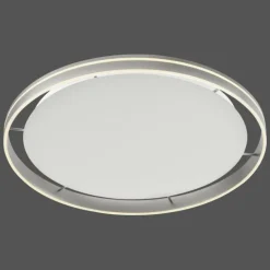 Plafonnier Paul Neuhaus Q-VITO LED Acier inoxydable, 1 lumière, Télécommandes