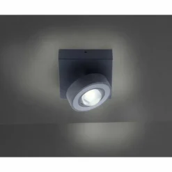 Plafonnier Paul Neuhaus Q-MIA LED Anthracite, 1 lumière, Télécommandes