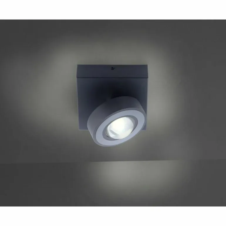 Plafonnier Paul Neuhaus Q-MIA LED Anthracite, 1 lumière, Télécommandes