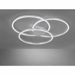 Plafonnier Paul Neuhaus Q-KATE LED Argenté, 3 lumières, Télécommandes