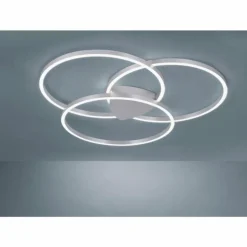 Plafonnier Paul Neuhaus Q-KATE LED Argenté, 3 lumières, Télécommandes