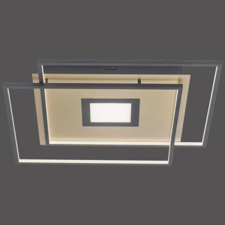 Plafonnier Paul Neuhaus Q-AMIRA LED Noir, 1 lumière, Télécommandes