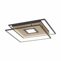 Plafonnier Paul Neuhaus Q-AMIRA LED Noir, 1 lumière, Télécommandes