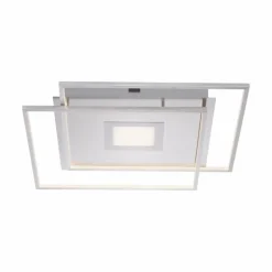 Plafonnier Paul Neuhaus Q-AMIRA LED Nickel mat, 1 lumière, Télécommandes