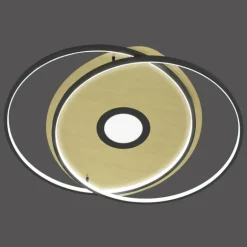 Plafonnier Paul Neuhaus Q-AMIRA LED Noir, 1 lumière, Télécommandes