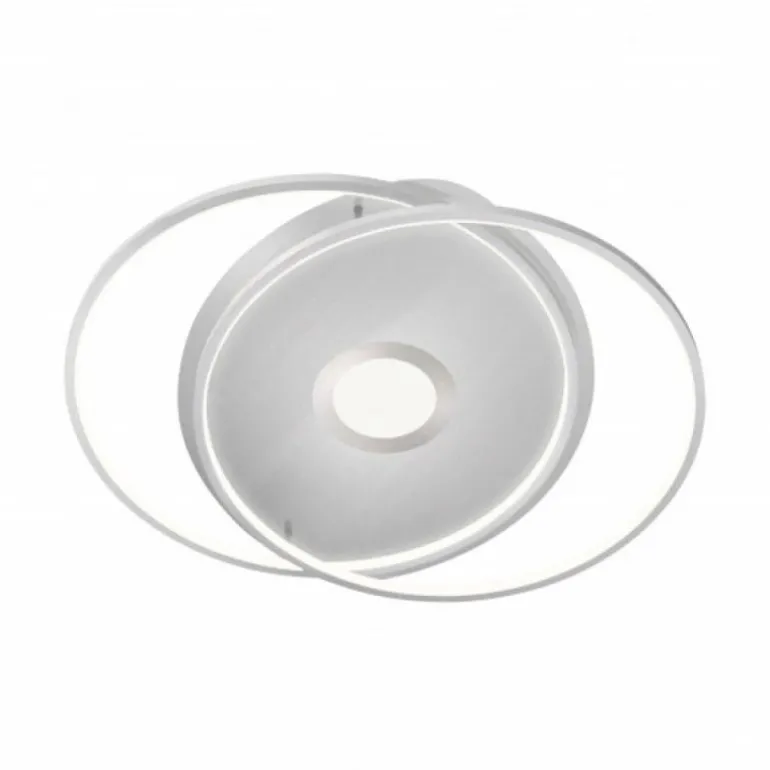 Plafonnier Paul Neuhaus Q-AMIRA LED Acier brossé, 1 lumière, Télécommandes