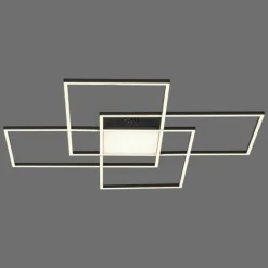 Plafonnier Paul Neuhaus Q-ASMIN LED Noir, 1 lumière, Télécommandes