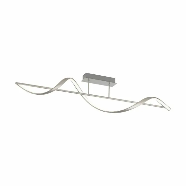 Plafonnier Paul Neuhaus QSWING LED Argenté, 1 lumière, Télécommandes