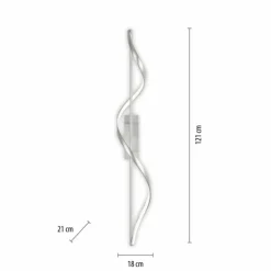 Plafonnier Paul Neuhaus QSWING LED Argenté, 1 lumière, Télécommandes