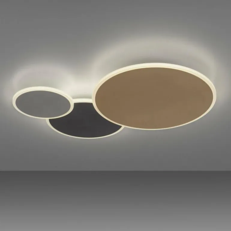 Plafonnier Paul Neuhaus Q-PIATO LED Blanc, 1 lumière, Télécommandes