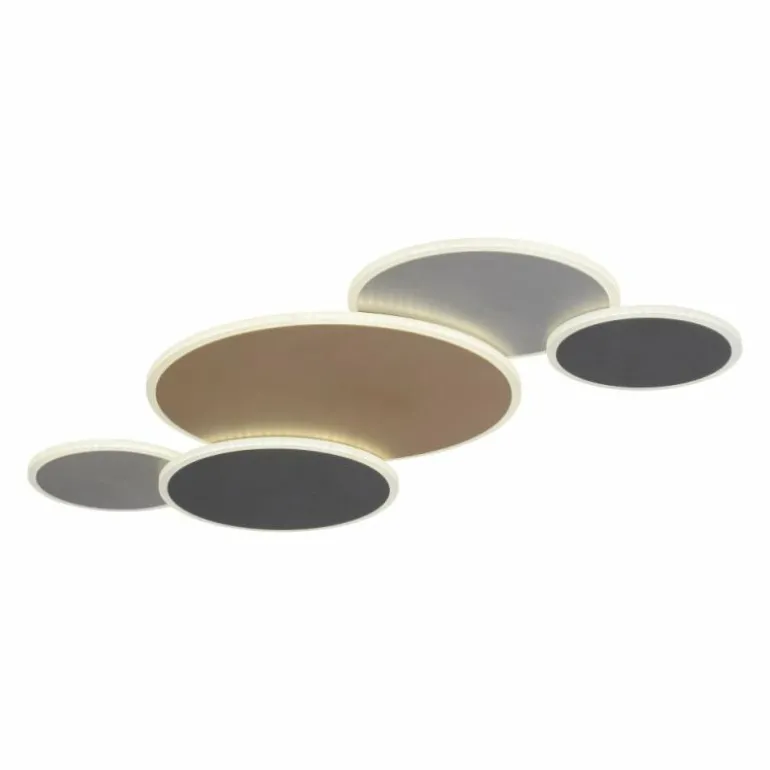 Plafonnier Paul Neuhaus Q-PIATO LED Blanc, 1 lumière, Télécommandes