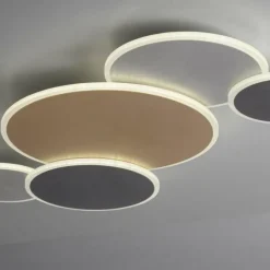 Plafonnier Paul Neuhaus Q-PIATO LED Blanc, 1 lumière, Télécommandes