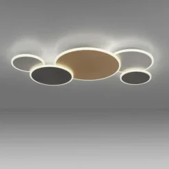 Plafonnier Paul Neuhaus Q-PIATO LED Blanc, 1 lumière, Télécommandes