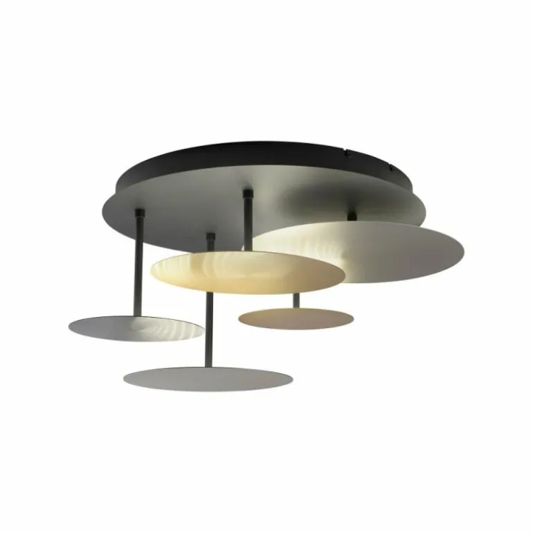 Plafonnier Paul Neuhaus Q-PIATO LED Blanc, 1 lumière, Télécommandes