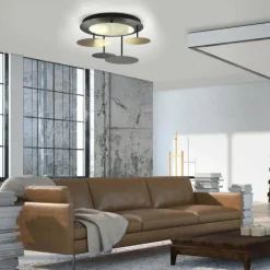 Plafonnier Paul Neuhaus Q-PIATO LED Blanc, 1 lumière, Télécommandes