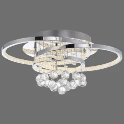 Plafonnier Paul Neuhaus ROTAZO LED Argenté, 1 lumière