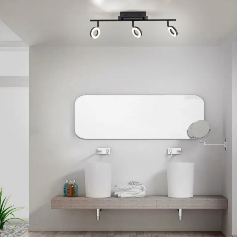 Plafonnier Paul Neuhaus SILEDA Anthracite, 3 lumières