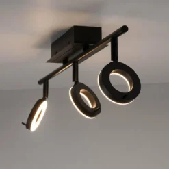 Plafonnier Paul Neuhaus SILEDA Anthracite, 3 lumières