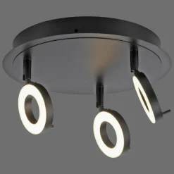 Plafonnier Paul Neuhaus SILEDA Anthracite, 3 lumières