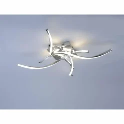 Plafonnier Paul Neuhaus Wellington LED Aluminium, 4 lumières