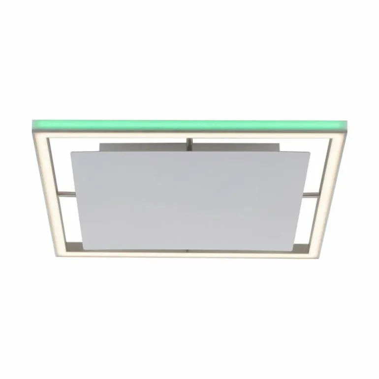 Plafonnier Paul-Neuhaus HELIX LED Aluminium, 2 lumières, Télécommandes