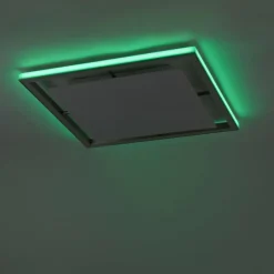Plafonnier Paul-Neuhaus HELIX LED Aluminium, 2 lumières, Télécommandes