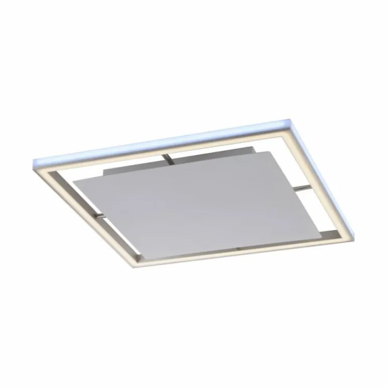 Plafonnier Paul-Neuhaus HELIX LED Aluminium, 2 lumières, Télécommandes