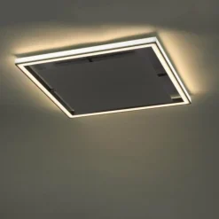 Plafonnier Paul-Neuhaus HELIX LED Aluminium, 2 lumières, Télécommandes